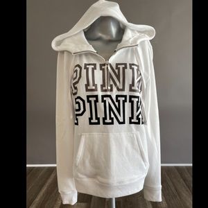 Victoria’s Secret Pink Half Zip Hoodie